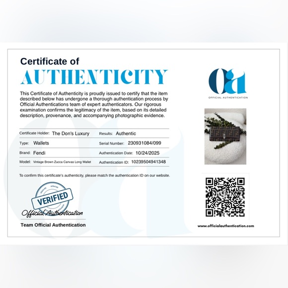 Vintage Fendi Brown Zucca long Wallet - Picture 2 of 12